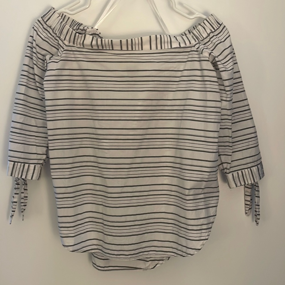 Ann Taylor off-the-shoulder blouse